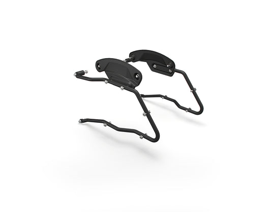 Black Long Haul Pannier Rails