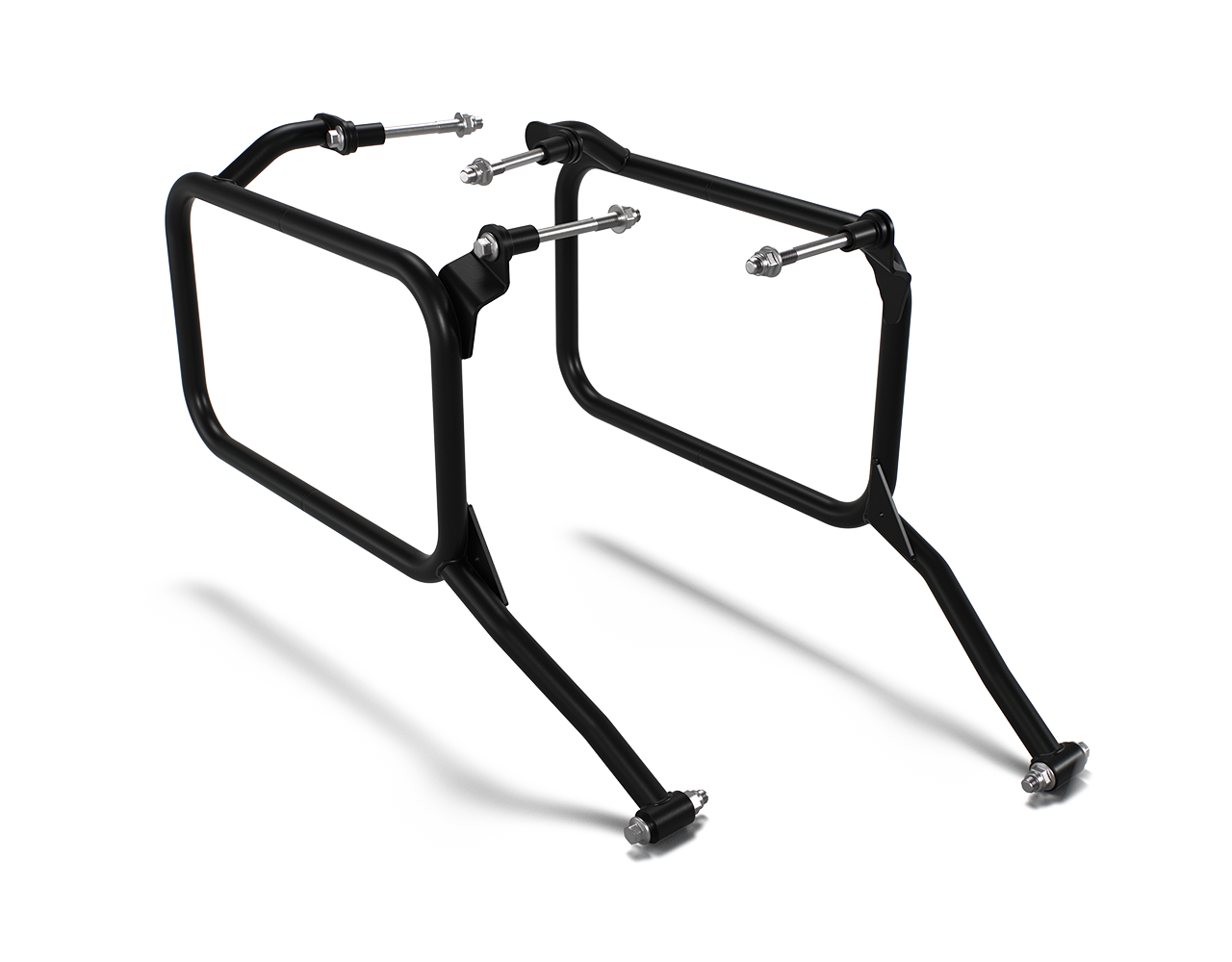 Black Adventure Pannier Rails