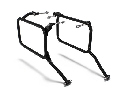 Black Adventure Pannier Rails